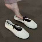 Damen Bequeme Ballerinas mit elastischem Riemen und weichem Innenfutter R&B
