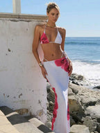 Damen Strandkleid mit floralem Design R&B