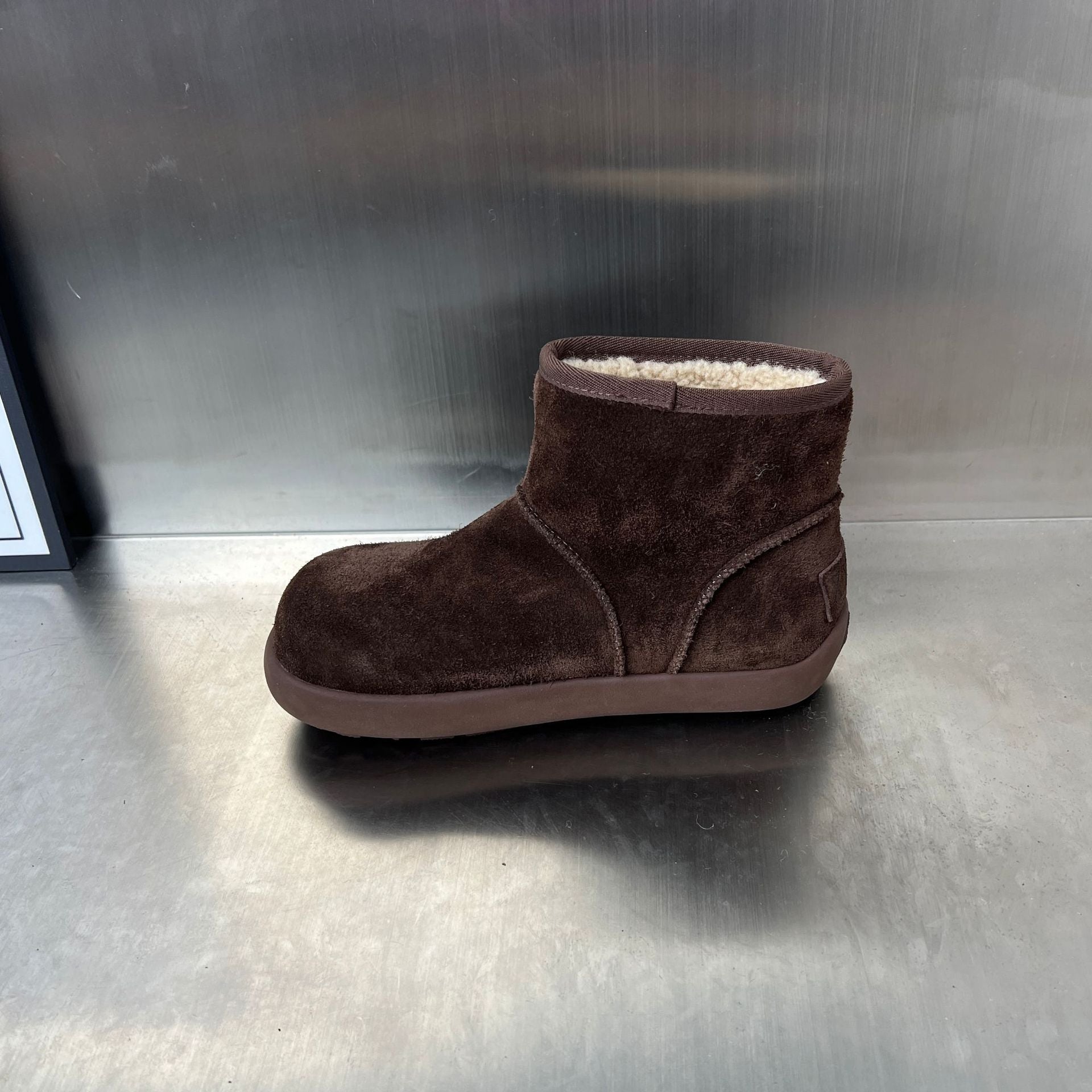 Damen kuschelige und warme Winterstiefel mit weichem Innenfutter R&B