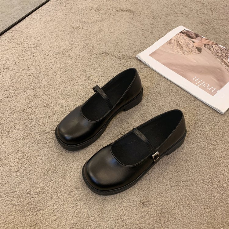 Damen elegante Mary Jane Ballerinas mit praktischen Schnallen und weich gepolsterter Innensohle R&B