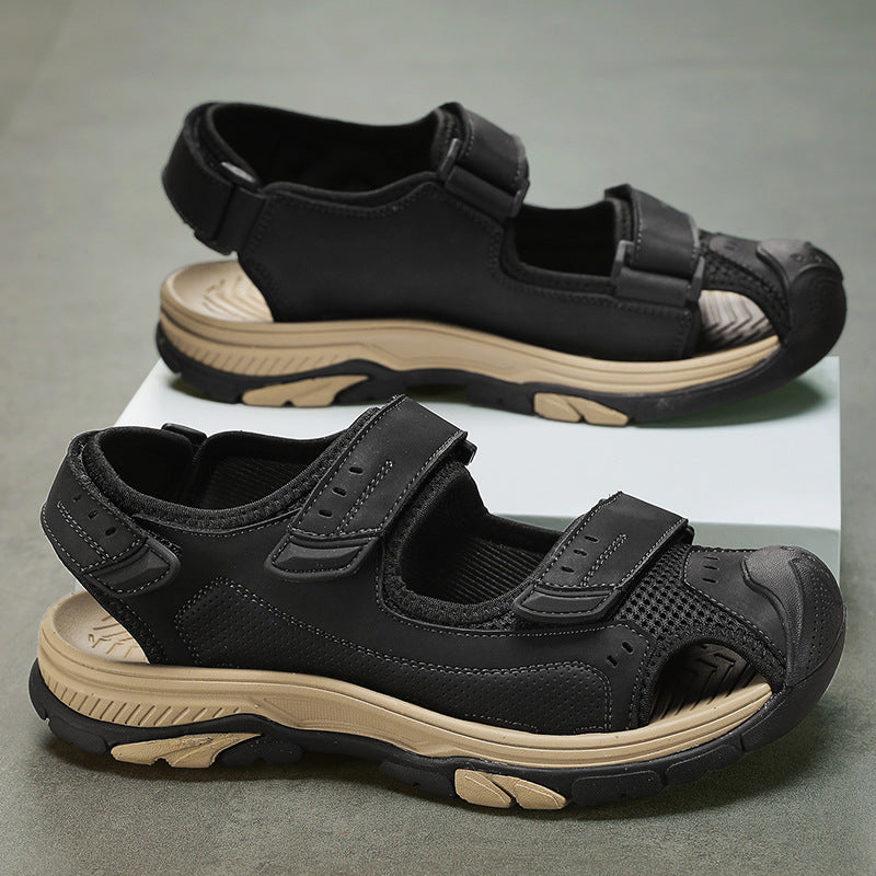 Damen Sportliche Freizeitsandalen mit verstellbaren Riemen und rutschfester Sohle R&B