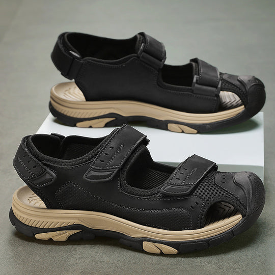 Damen Sportliche Freizeitsandalen mit verstellbaren Riemen und rutschfester Sohle R&B