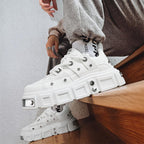 Damen modische Chunky Sneakers mit auffälligem Design und stabiler Laufsohle