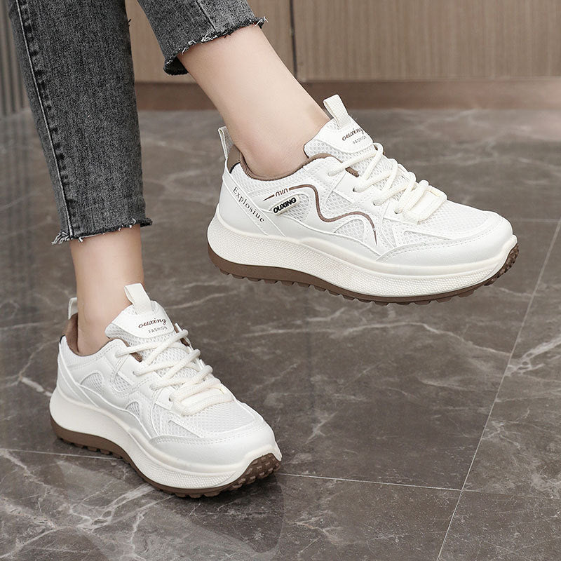 Damen Sportliche Sneaker mit atmungsaktiver Mesh-Oberfläche und innovativer Dämpfung R&B