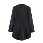 Damen elegante Stoffhose mit weitem Bein und optimierter Passform R&B