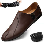 Damen bequeme Lederclogs R&B