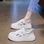 Damen Plattform-Sneaker mit atmungsaktivem Obermaterial und trendiger Sohlentechnologie R&B