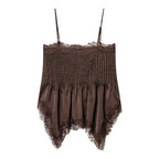 Damen Spitzen-Camisole mit elastischem Detail und fließendem Schnitt R&B