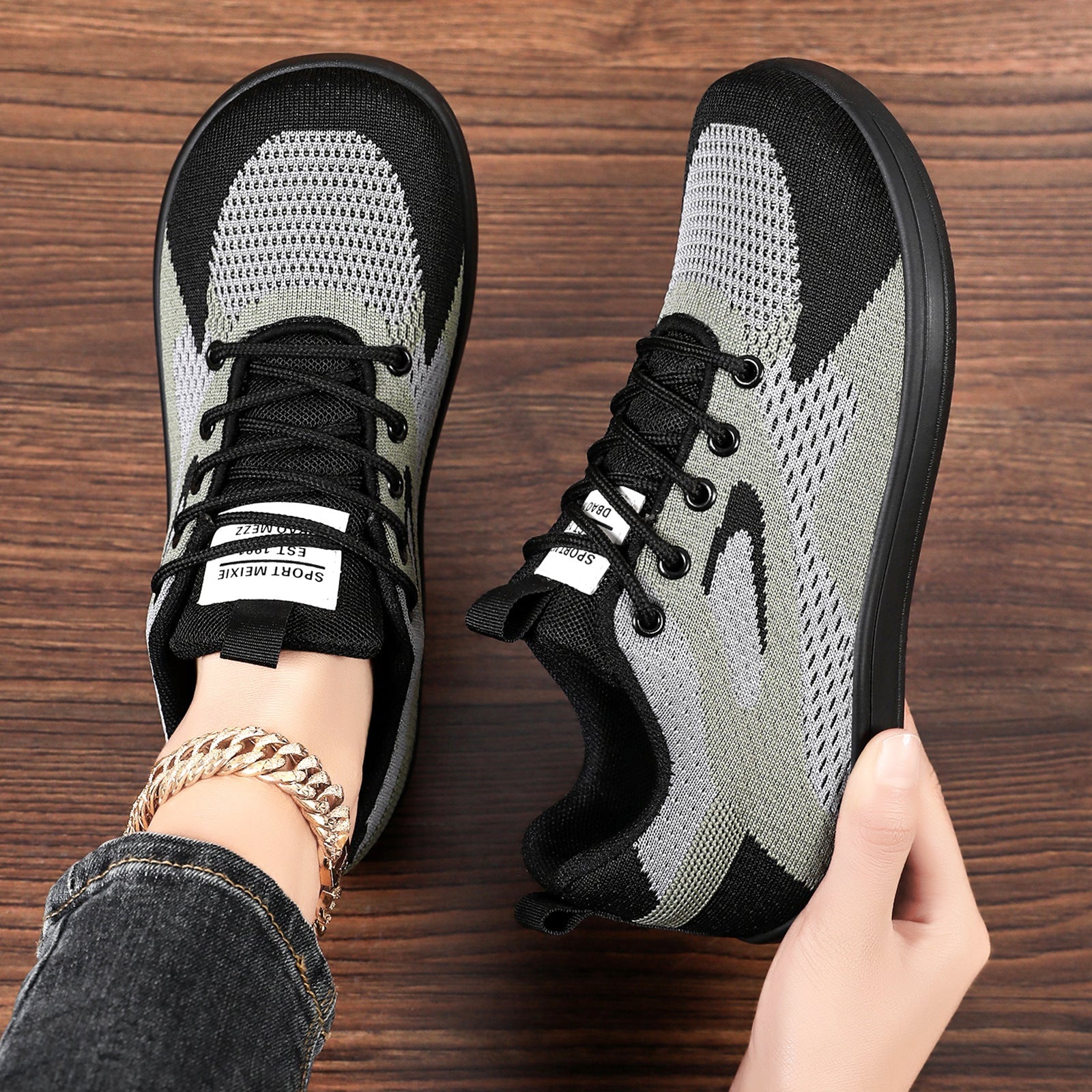 Damen Sportliche Mesh-Laufschuhe mit Komfort-Dämpfung R&B