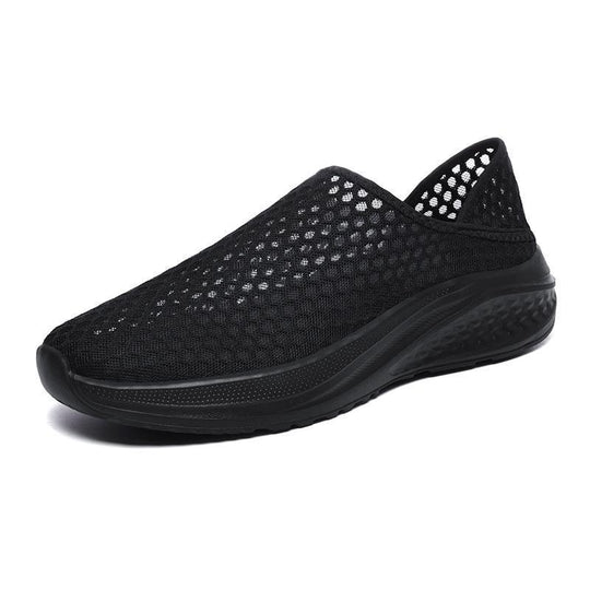 Unisex nan leichtgewichtiger Casual-Mule mit Honigwaben-Mesh, gepolstertem Fußbett und rutschfester Laufsohle R&B