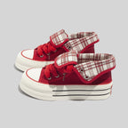 Damen Hochwertige Chunky Sneakers mit Gingham-Details