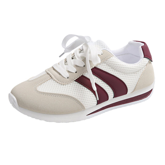 Damen Sportliche Sneaker mit atmungsaktiver Mesh-Konstruktion und modischen Akzenten R&B
