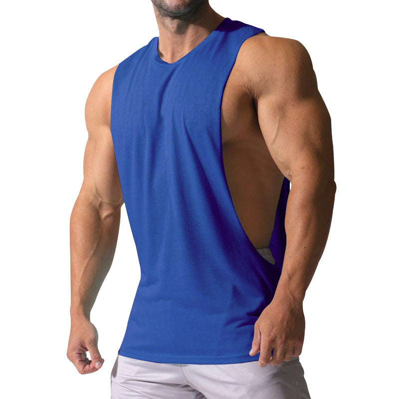Herren Ärmelloses Sportshirt mit tiefem Rückenausschnitt und atmungsaktivem Material R&B