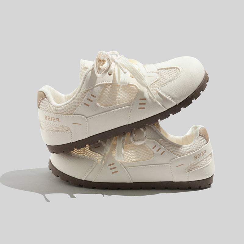 Damen Sportliche Freizeitschuhe mit atmungsaktiver Mesh-Oberfläche und rutschfester Gummisohle R&B