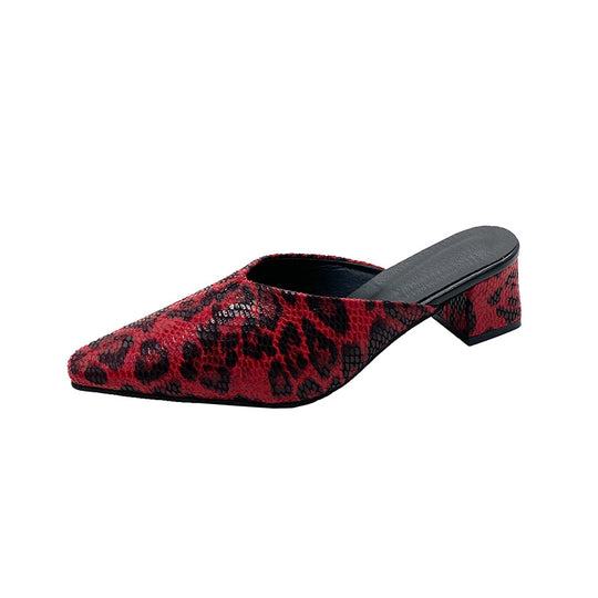 Damen Modische Slingback-Pumps mit eleganter Spitze und Blockabsatz R&B