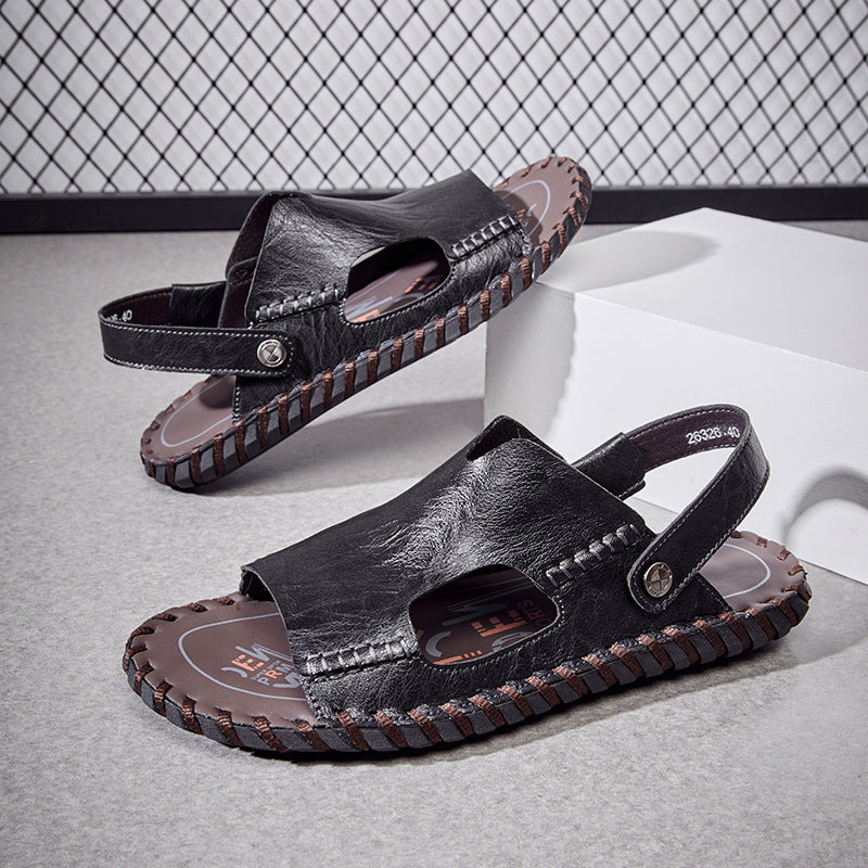 Herren Komfortable Freizeitsandalen mit verstellbarem Riemen R&B