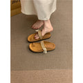 Damen Zehentrenner-Sandalen mit elegantem Riemendesign und Fußbett R&B
