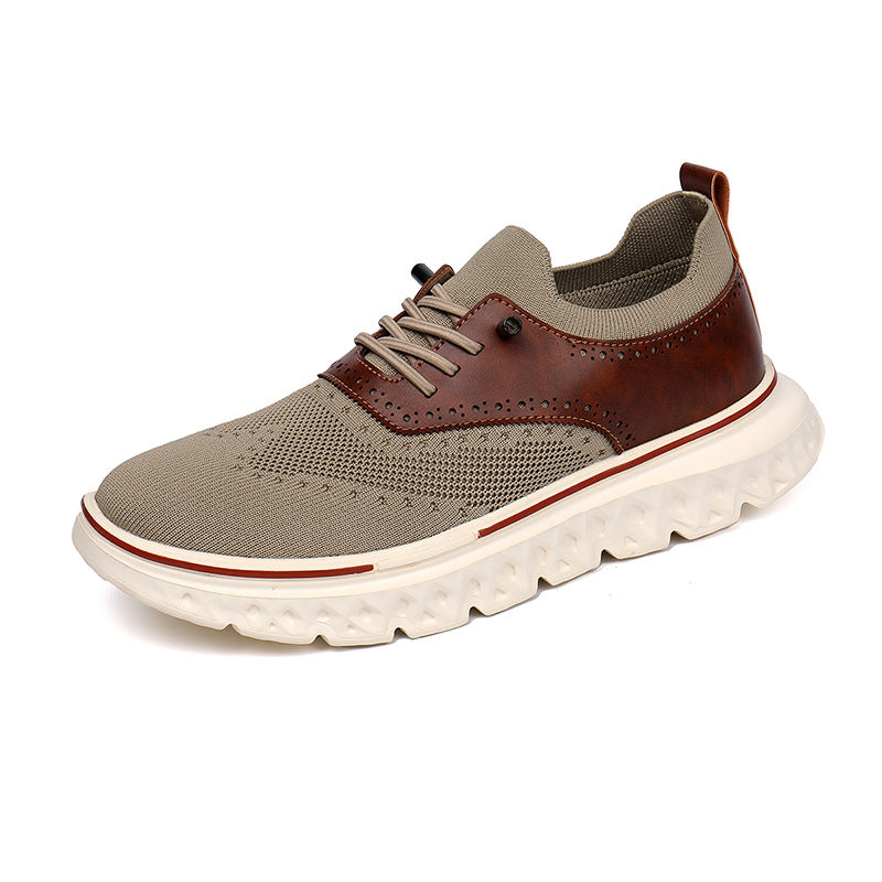 Damen Sportliche Sneaker mit atmungsaktivem Mesh-Obermaterial und rutschfester Sohle R&B