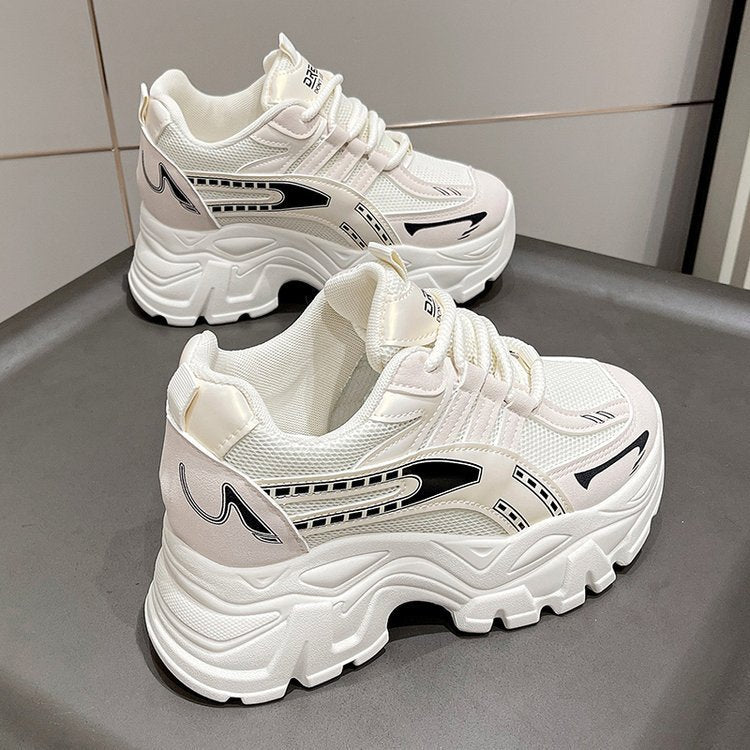 Damen Sportliche Chunky Sneakers mit rutschfester Sohle und atmungsaktivem Obermaterial R&B