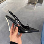 Damen elegante Slingback High Heel Pumps R&B