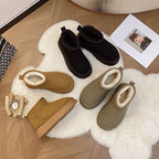 Damen Kuschelige Winterstiefel mit warmem Innenfutter und robuster Sohle