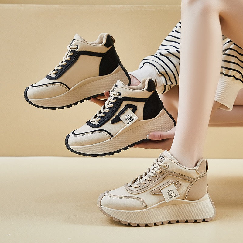 Damen Sneaker mit warmem Futter und rutschfester Sohle R&B