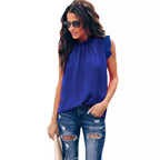 Damen Elegante Bluse mit Rüschendetails