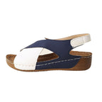 Damen Komfortable und elegante Clogs mit Kreuzriemen R&B