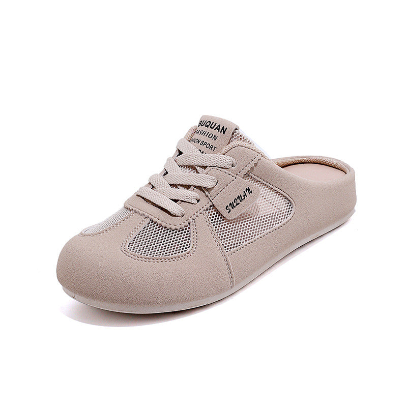Damen Sportliche Clogsneaker mit atmungsaktiven Mesh-Einsätzen und rutschfester Sohle R&B