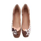 Damen Elegante und verspielte Ballerinas mit tierischen Applikationen R&B