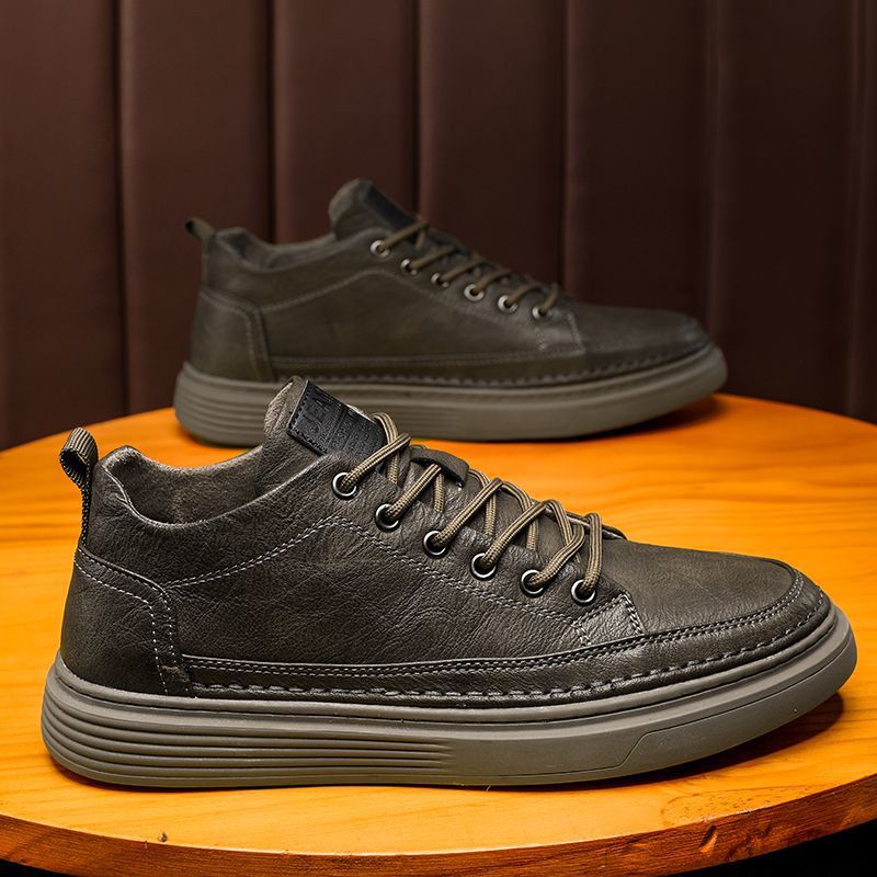 Damen Hochwertige Sneaker mit robustem Leder und rutschfester Sohle R&B