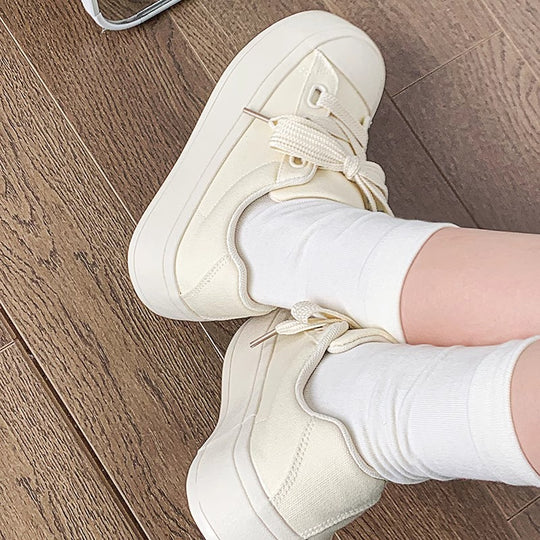 Damen Modische Sneakers mit stylischen Schleifen und gedämpfter Sohle R&B