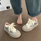 Damen modische Sneakers mit atmungsaktiver Mesh-Oberfläche und dämpfender Sohle R&B