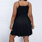 Damen Freizeitkleid mit modernen Cut-Outs R&B