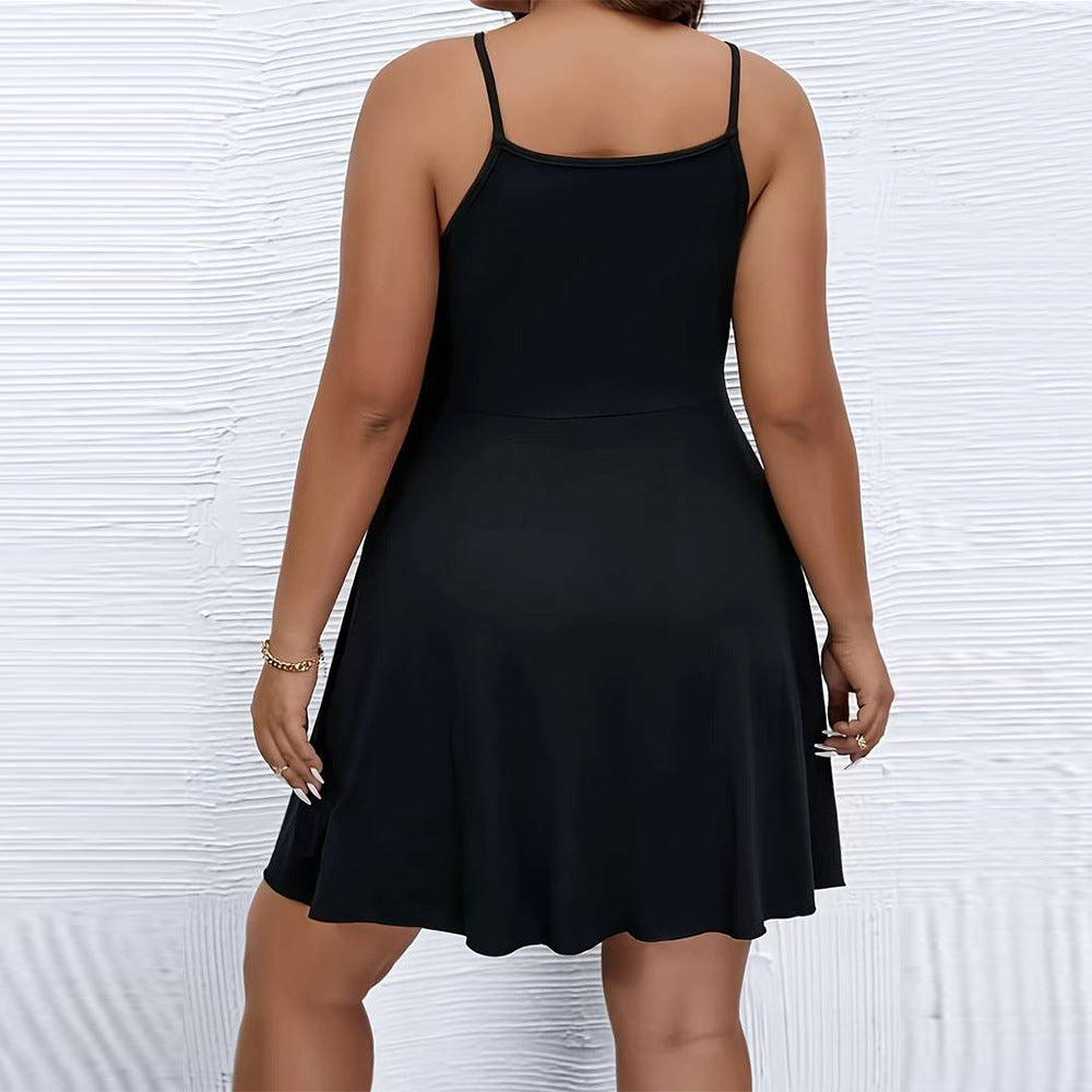 Damen Freizeitkleid mit modernen Cut-Outs R&B