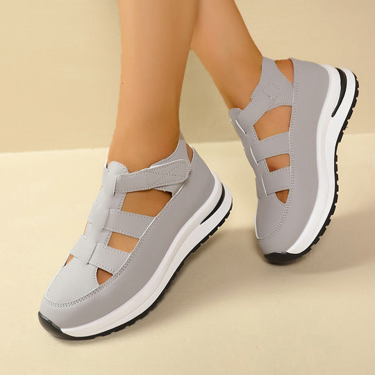 Damen Komfortable Wedge-Schuhe mit verstellbarem Riemendesign R&B