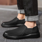 Damen bequeme Slip-On Sneakers mit elastischem Seitenstreifen und atmungsaktivem Obermaterial R&B