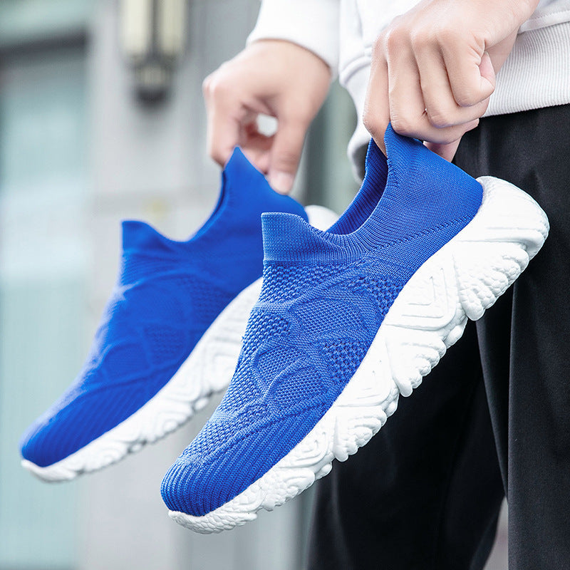 Damen Strick-Sneaker mit rutschfester Sohle und atmungsaktiver Passform