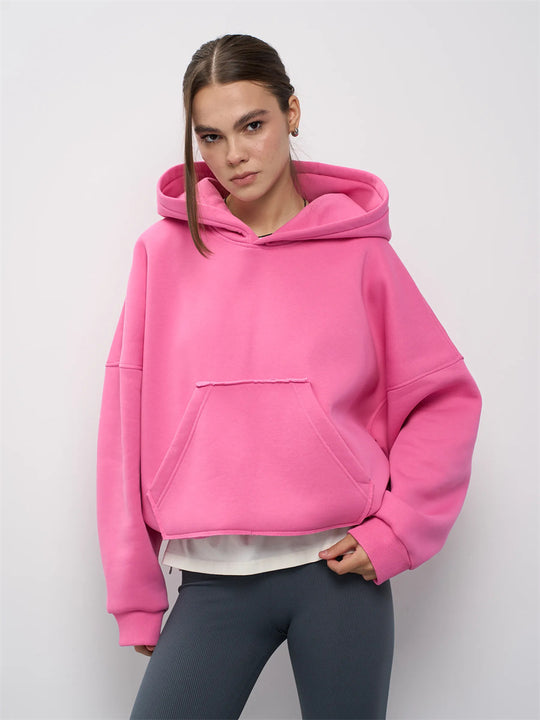 Damen oversized Kapuzenpullover R&B