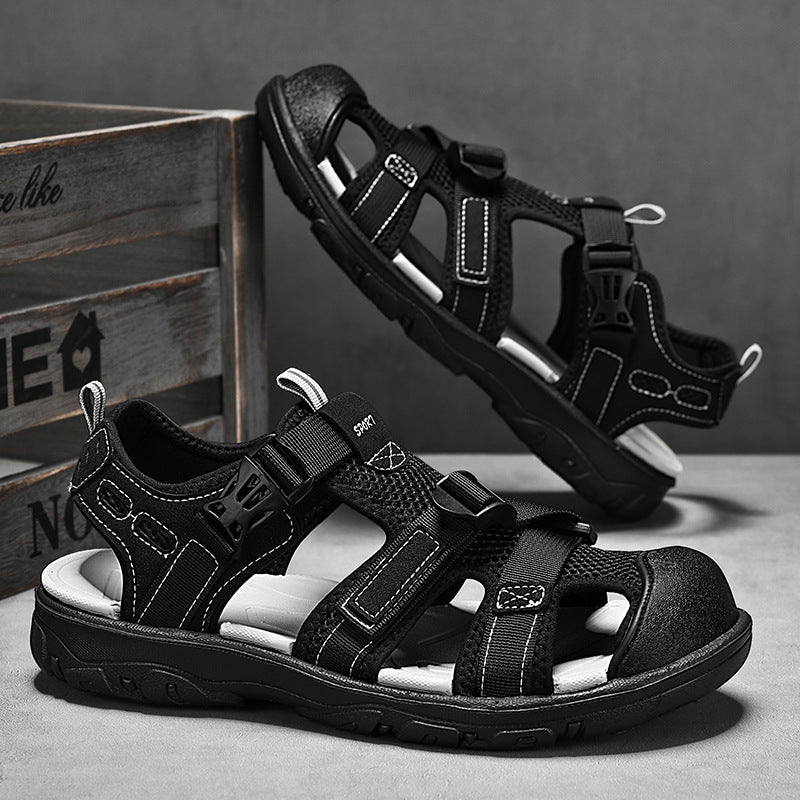 Damen Sportliche Outdoor-Sandalen mit verstellbaren Riemen und strapazierfähiger Sohle