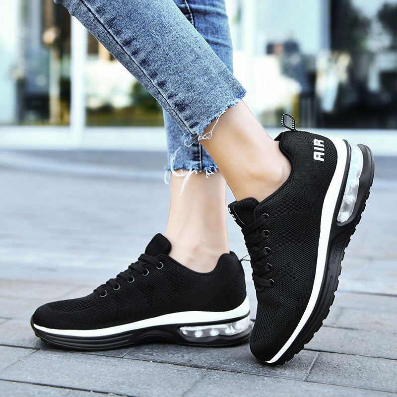 Damen Luftige Freizeitsneaker mit atmungsaktivem Mesh-Obermaterial und dämpfender Sohle R&B