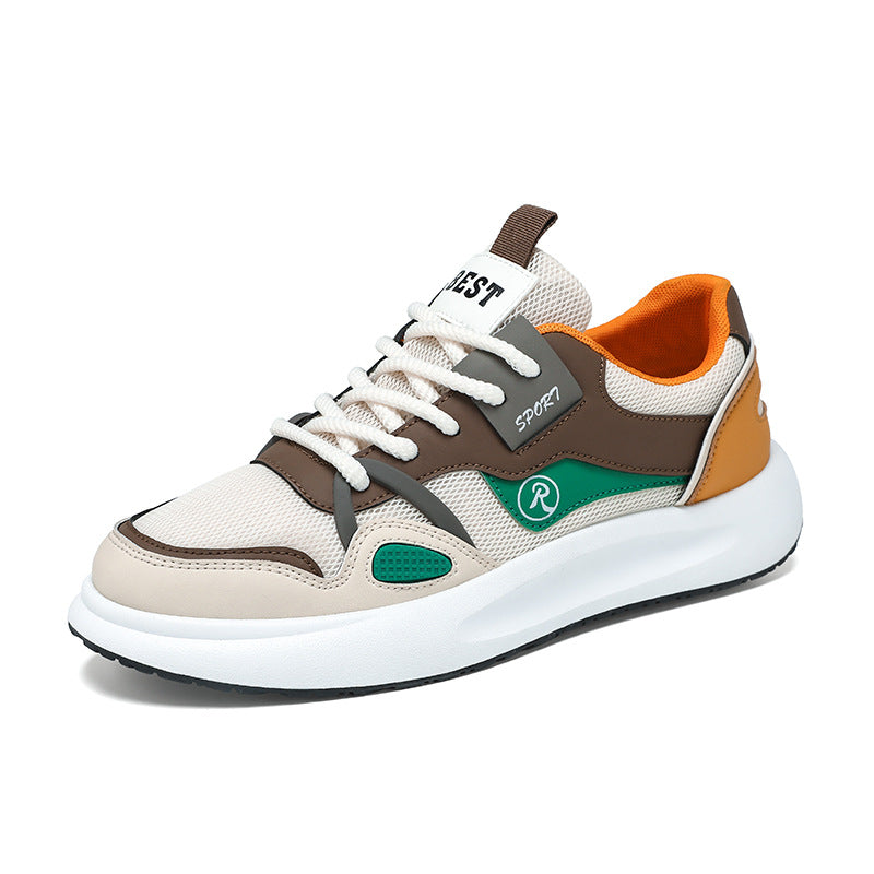 Herren Sportliche Freizeit-Sneaker mit atmungsaktiver Mesh-Oberfläche und rutschfester Sohle R&B