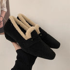 Damen Mokassins mit flauschiger Innensohle und modischem Design R&B