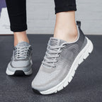 Damen Sportliche Sneakers mit atmungsaktiver Mesh-Oberfläche und stoßdämpfender Sohle R&B