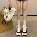 Damen modische Plattform-Sneaker mit innovativer Sohlenkonstruktion R&B
