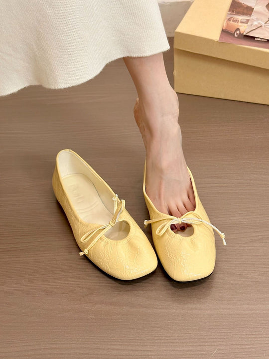 Damen elegante Ballerinas mit modischem Rüschendesign und komfortablem Innenfutter R&B