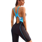 Damen Sportlicher Neopren-Schwimmanzug R&B