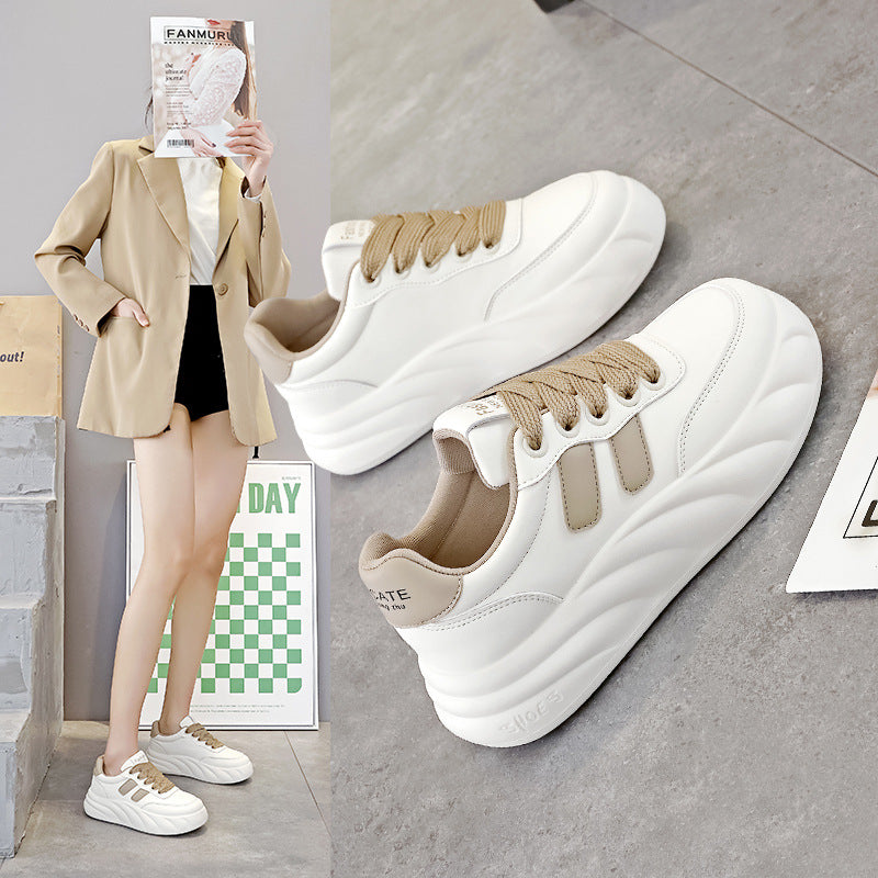 Damen Komfortable Plateau Sneakers mit modernem Design und atmungsaktiver Sohle R&B