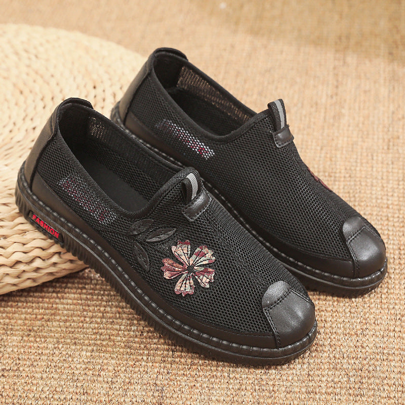 Damen Atmungsaktive Freizeitschuhe mit floralem Design R&B