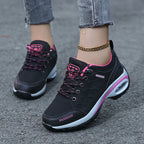Damen Sportliche Dämpfungssneakers mit atmungsaktivem Obermaterial
